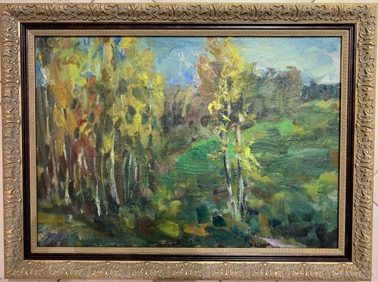 Лагун В.А. "Окраина Минска" , размер 66х50 см.