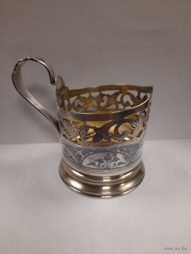 Подстаканник. Серебро 875 пробы.