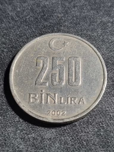 Турция 250000 лир 2002