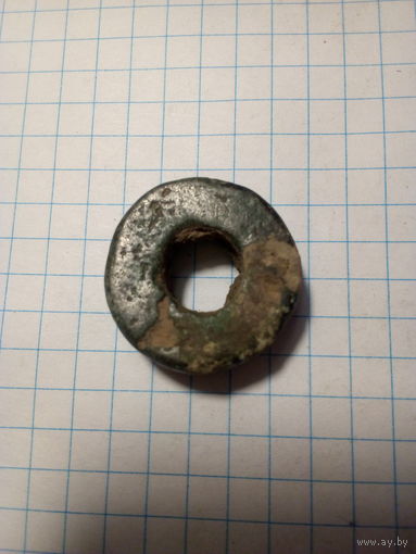 Пряслицо бронза.