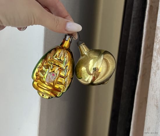 Елочная игрушка домик СССР цена за все К.6