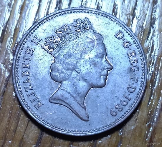 Великобритания, 2 пенса 1989 года