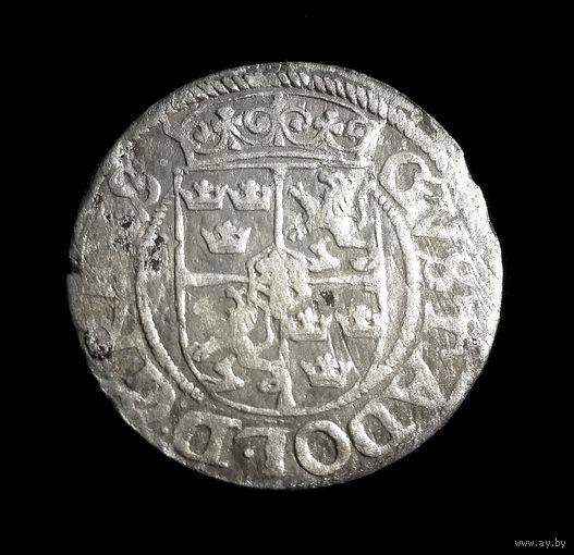 1/24 ТАЛЕРА (драйпелькер) 1623 год. ГУСТАВ II АДОЛЬФ. РИГА (Шведская оккупация)