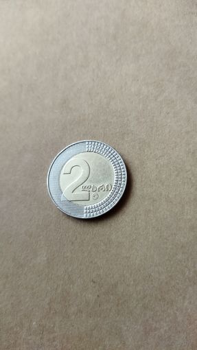 2 лари 2006 г. Грузия.