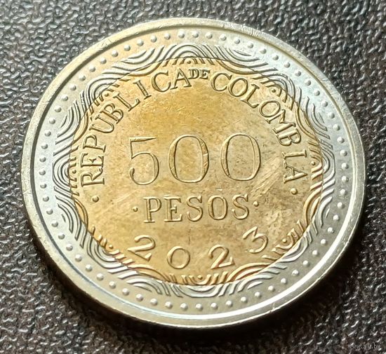 Колумбия 500 песо, 2023    ( 1-7-2 )