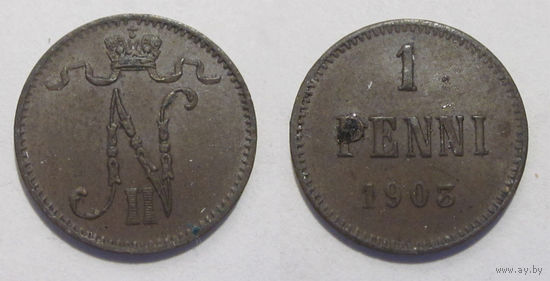1 пенни 1903