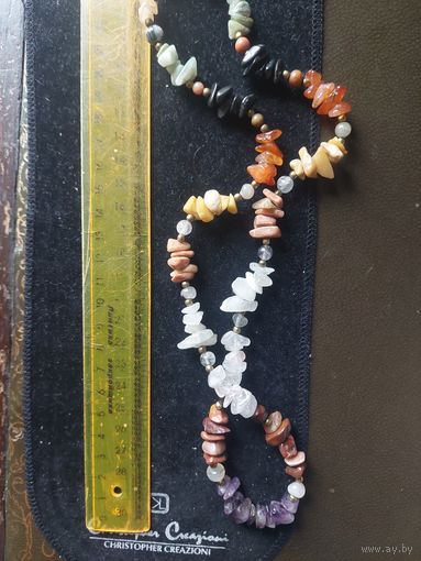 Бусы камень