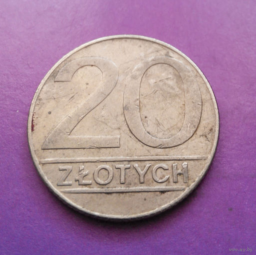 20 злотых 1989 Польша #08