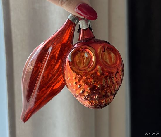 Елочная игрушка Сова СССР цена за все К.1