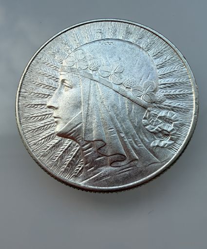 5 злотых 1933 г.  Польша.   Ядвига.  СЕРЕБРО.