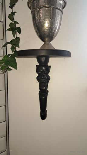 Старинная консоль,полка. Реьба дерево. Готический стиль.