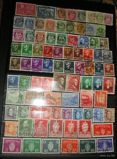Норвегия х 84 разных марок