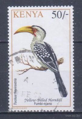 [771] Кения 1993. Фауна.Птица-носорог. Гашеная марка. Кат.гаш.3 е.