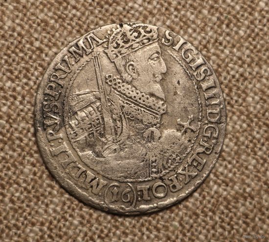 Орт 1621 (цифра 16 под портретом)