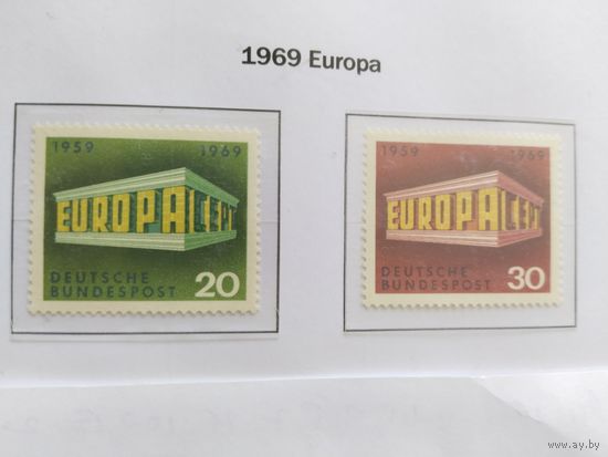 ФРГ  1969 2 м