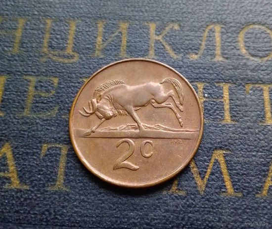 2 цента 1983 ЮАР #01 XF