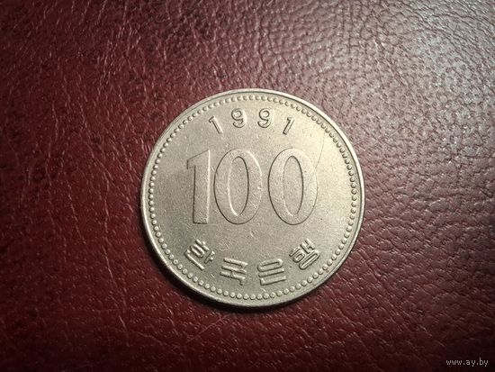 Южная Корея 100 вон 1991
