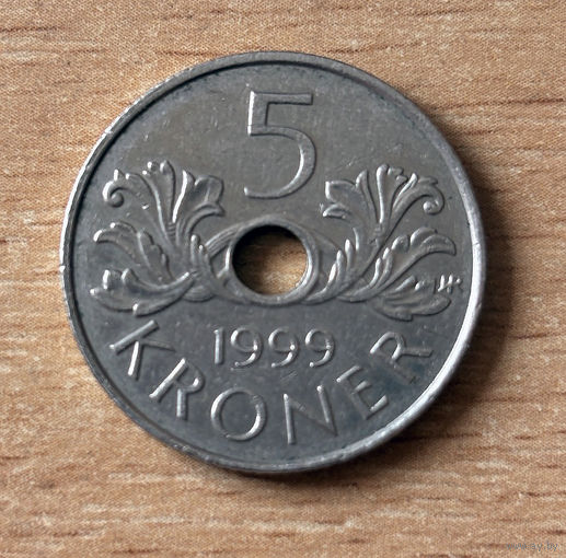 Норвегия 5 крон 1999