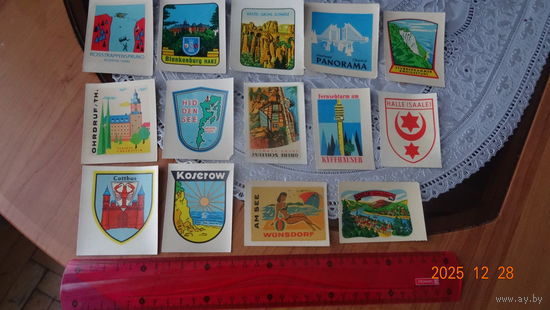 Переводки 70 годов ГДР 14 шт