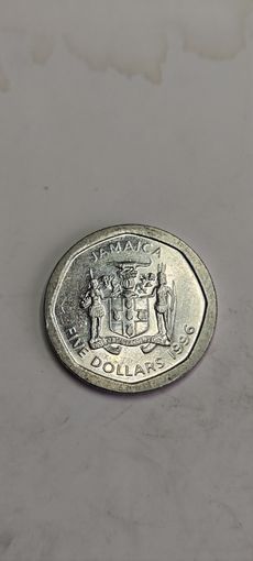 Ямайка 5 доллар 1996