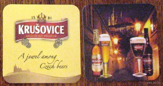 Подставка под пиво Krusovice No 2