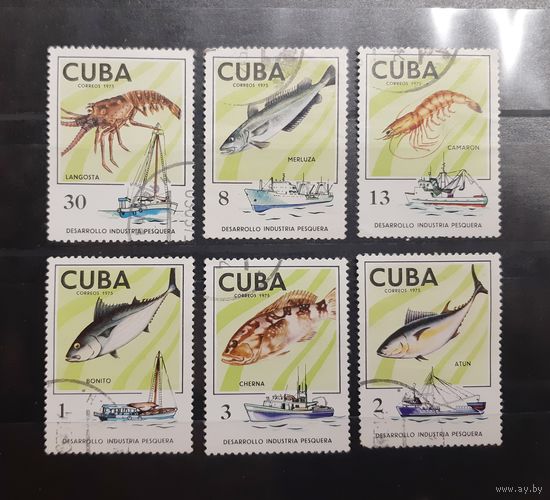 Куба. 1975 год. Фауна. Промысловые рыбы (27)