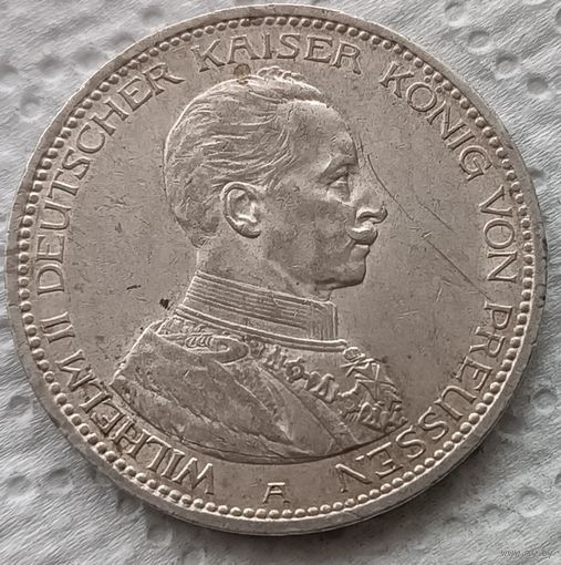 Пруссия 5 марок 1914 мундир с блеском