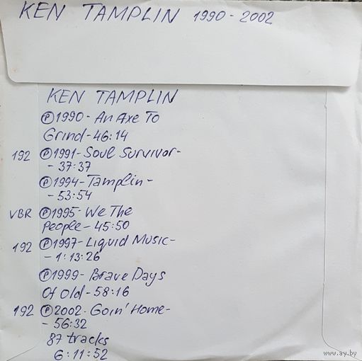 CD MP3 дискография Ken TAMPLIN - 1 CD