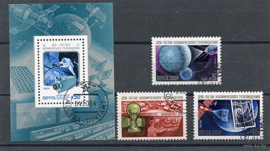 СССР 1984.. Космическое телевидение