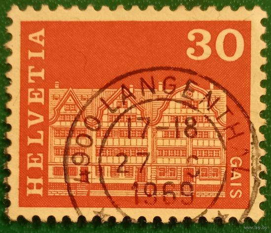 Швейцария 1968. Деревенский дом в Гайсе