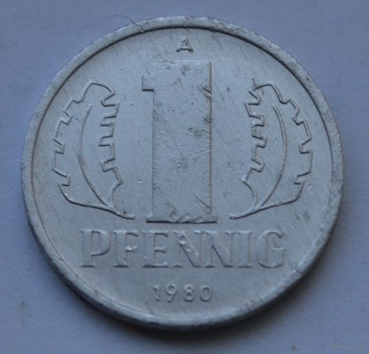 ГДР. 1 пфенниг 1980 г.