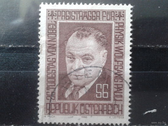 Австрия 1983 Физик Нобелевский лауреат 1945 г