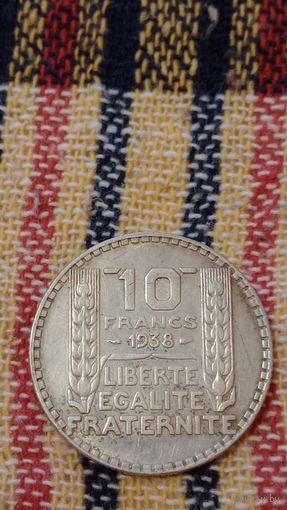 Франция 10 франков 1938