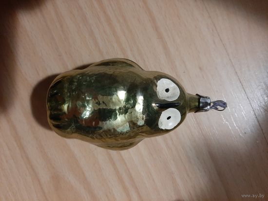 Ёлочная игрушка Сова (СССР)