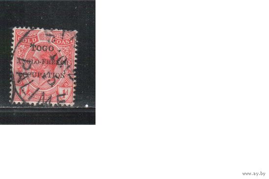 Того-1915,(Мих.23) гаш. ,  Стандарт, Надп., Англо-Французская Оккупация