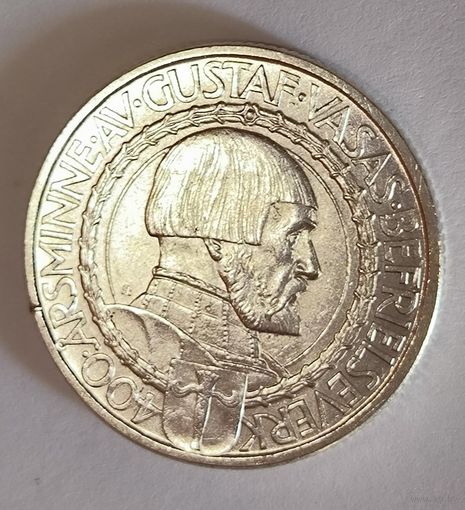 2 кроны 1921 Швеция - 400 лет войны за независимость