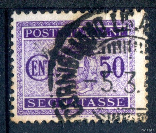 Италия (Королевство) - 1934г. - доплатные марки, герб, 50 с - 1 марка - гашёная [Mi 30]. #1-It-22-A-2