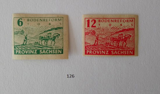 Марки. Германия. Советская зона оккупации. 1945год.