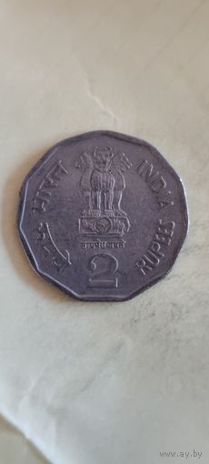 Индия 2 рупе 1999