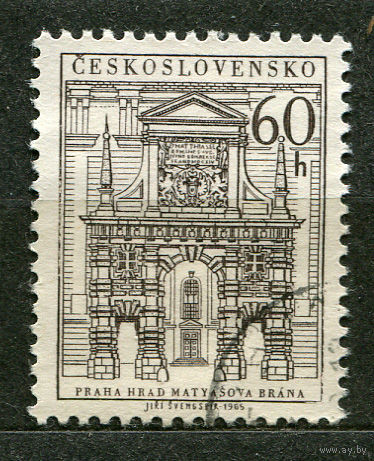 Пражский Град. Ворота Матиаша. Чехословакия. 1965