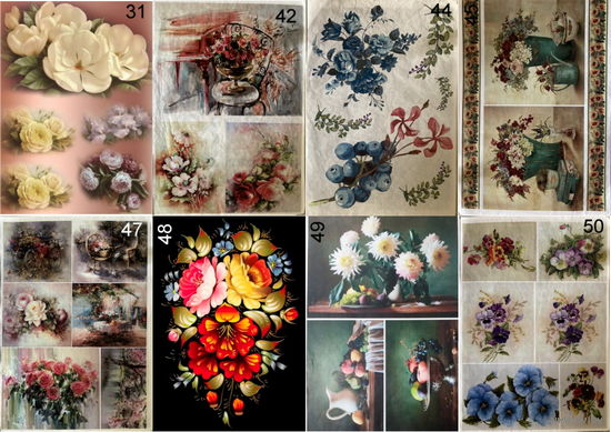 Декупажные карты А4