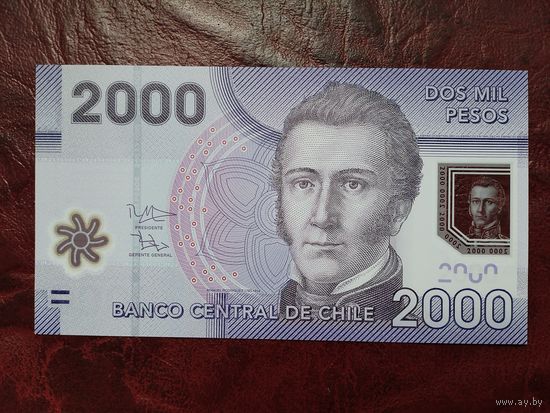 2000 песо Чили 2016 г.