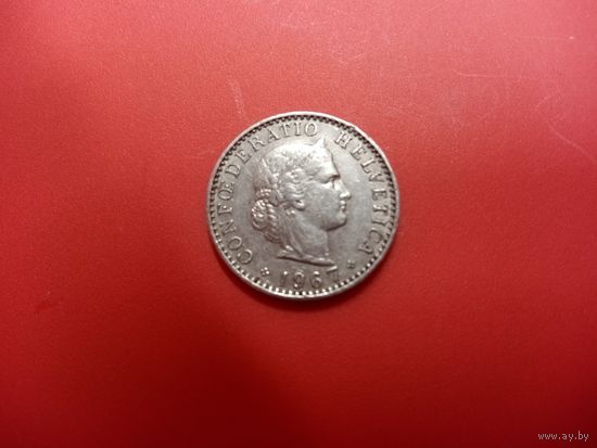 20 раппенов 1967 Швейцария