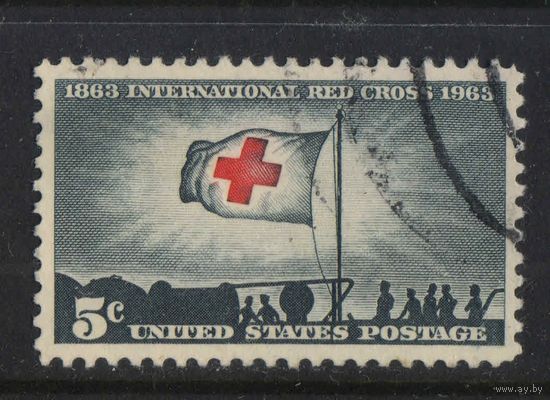 США 1963 100 летие Международному Красному Кресту #852