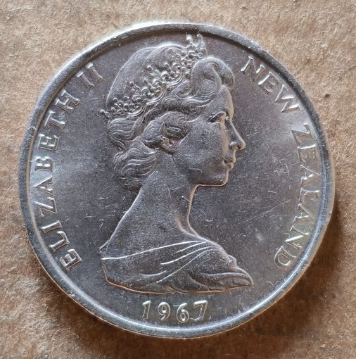 Новая Зеландия 50 центов, 1967 г., KM# 37