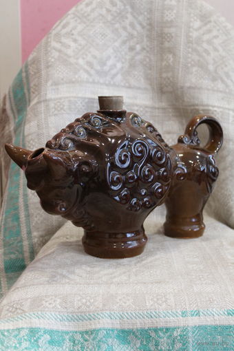 Керамическая емкость для вина или конька "ЗУБР"