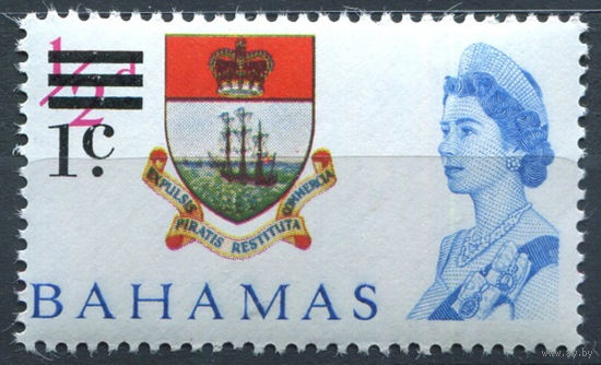 Багамы 1966 ** Герб, марка из серии