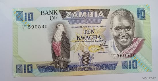Замбия 10 квача 1986
