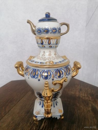 Фарфоровый самоварчик Олимпиада