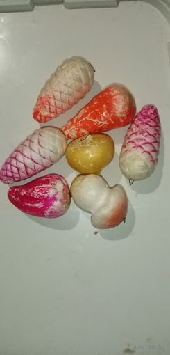 Игрушки ёлочные пенопласт